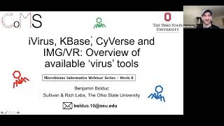 Microbiome Informatics Series: Viromics 1 – iVirus, KBase and IMG/VR | Ben Bolduc