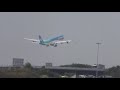 4k paris cdg plane spotting 101 air tahiti nui a340 313 to los angeles