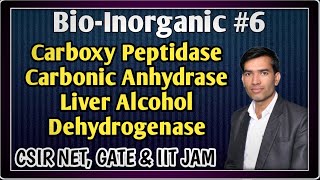 Carboxy Peptidase | Carbonic Anhydrase | Lever Alcohol Dehydrogenase | Bioinorganic Chemistry