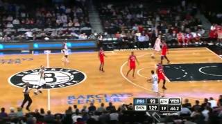 Elliot Williams Gets Badly Injured   Falls Down   Sixers vs Nets   December 16  2013   NBA 2013 14
