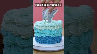 Stunning Cake Decorating Ideas 😍 Beginners Piping Techniques #cakedecorating #caketutorial  #shorts