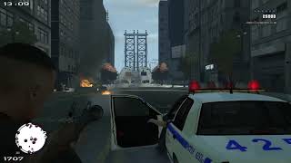 GTA 4 AA12 폭발탄 샷건 난동