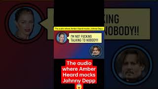 The audio where Amber Heard mocks Johnny Depp for calling for help while she was abusing him #shorts