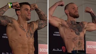 UFC 257 Weigh-Ins: Dustin Poirier, Conor McGregor Both Make Weight - MMA Fighting