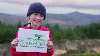 Saoirse Climbing Lugnaquilla for Fields of Life