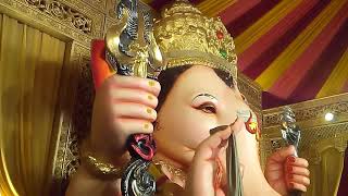 Balapur ganesh 1st day , wonderful looking, eyes open and close, hears is moving, Hyderabad,