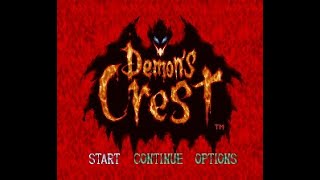 SNES Longplay - Demon's Crest - 100% Best Ending Full Completion