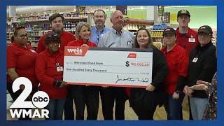 Weis Markets donates $160,000 to MD Food Bank