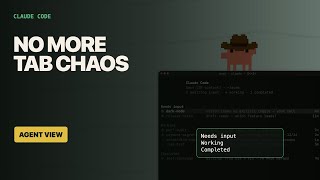 Claude Code Agent View: Run Multiple Agents Without Terminal Chaos
