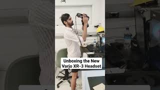 Unboxing the New Varjo XR-3 Headset #cviss #cviss-lab #xr #ar #vr #metaverse