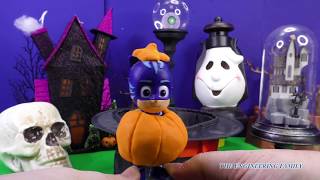 Silly Halloween Potion Surprises with the PJ Masks and Trolls toys