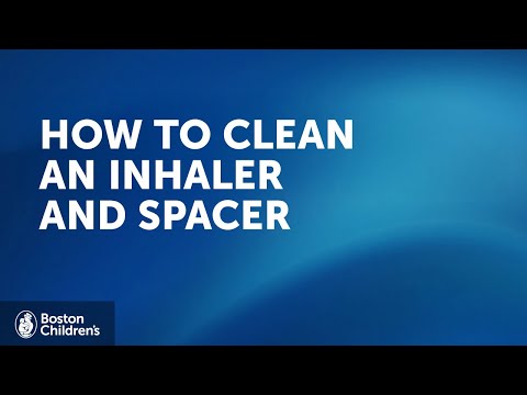 How to clean an inhaler and spacer | Boston Children's Hospital How to clean an inhaler and spacer | Boston Children's Hospital