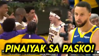 Paskong Pasko PINAIYAK ni Reaves si Curry, pinagkakaldag ni LeBron ang GSW! | Famas acting ni Green!