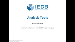 2023 User Workshop – 1.6 – Analysis Tools \u0026 Section 3 Q\u0026A