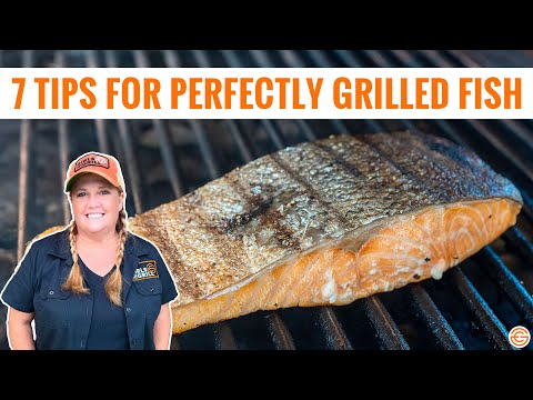 Should I grill fish skin side down first?