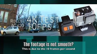 Rollei Actioncam 420 - 4K  10fps Sample Footage