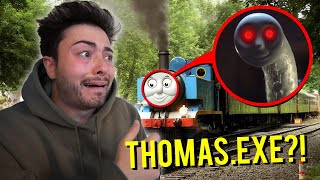When You See THOMAS THE TRAIN.EXE At These Abandoned Railroad Tracks, RUN AWAY FAST!! (SCARY)