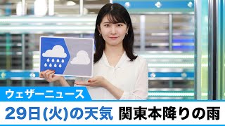 お天気キャスター解説 6月29日(火)の天気