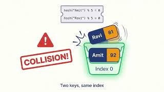 HashMap Explained Visually | How HashMap Works Internally in Java & Python