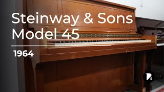 1964 Steinway \u0026 Sons Model 45 Upright Piano