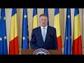 Klaus Iohannis: Ne aflăm în plin război pentru păstrarea sănătății omenirii