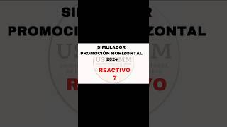 REACTIVO 7: PROMOCIÓN HORIZONTAL  2024 #promocionhorizontal #usicamm