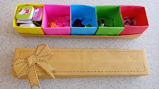 Origami Box | Cara Membuat Origami Kotak | Kotak Penyimpanan | Kotak Serbaguna