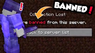 How I Got Banned From This Minecraft Lifesteal SMP || Heist SMP
