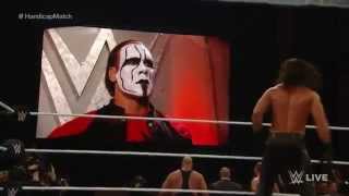 Sting's WWE RAW Debut \u0026 Brock Lesnar destroys The Authority - WWE Raw January 19 2015