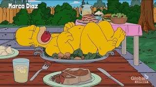 The Simpsons - Homer's self cannibalism