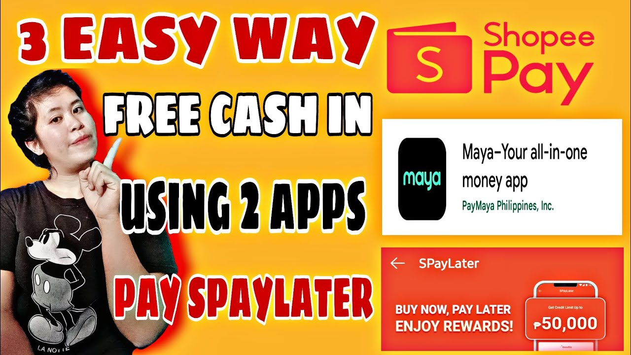 HOW TO FREE CASH IN SHOPEE USING MAYA AND PAY SPAYLATER | FREE CHARGE ...