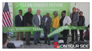 New solar energy center now online in East St. Louis