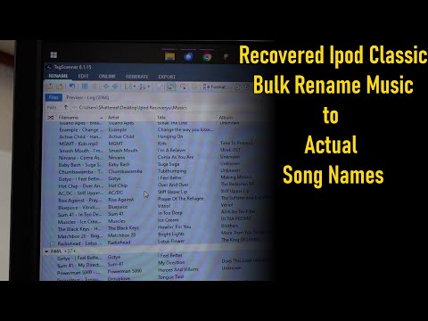 How to Transfer Music From an Old iPod to Your Computer (Fix the File Names!!!)