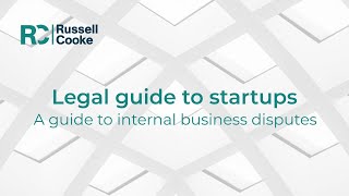 Legal guide for startups: a guide to internal business disputes