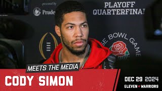 “We‘re out here to get a win”: Cody Simon says Rose Bowl is a business trip for Ohio State