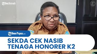 Sekda Jayapura Hana Hikoyabi Cek Nasib Tenaga Honorer K2 yang Sudah Mengabdi Puluhan Tahun