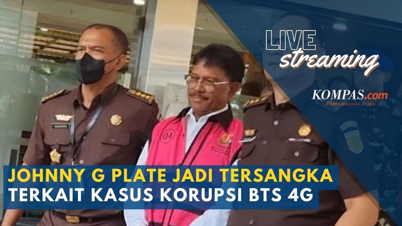 🔴LIVE - Menkominfo Johnny G Plate Ditetapkan Menjadi Tersangka - YouTube