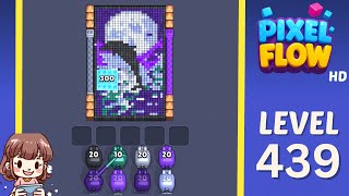 Pixel Flow Level 439 Solution Walkthrough