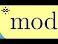 Modulo