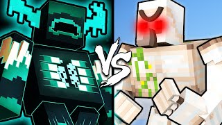 Warden vs. Iron Golem - Minecraft
