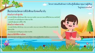 กิจกรรมพัฒนาผู้เรียน :  โครงการส่งเสริมทักษะการเรียนรู้เพื่อพัฒนาคุณภาพผู้เรียน ในรูปแบบออนไลน์ EP.2