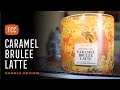 Caramel Brûlée Latte Candle Review - Bath & Body Works