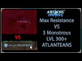 Arcane Odyssey - Max Resistance VS lvl 300+ Atlanteans 1.15.2