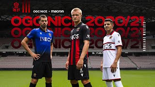 Atal, Dolberg et Schneiderlin présentent les nouveaux maillots de l'OGC Nice 2020-21 !