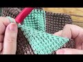 🧶後編【アフガン編みでトートバッグ】 編み物 かぎ針編み ☆ crochet tote bag part 2 2