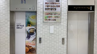 《更新完了・あれは受け継がれず……》名古屋パルコ東館のエレベーター《右側更新後》