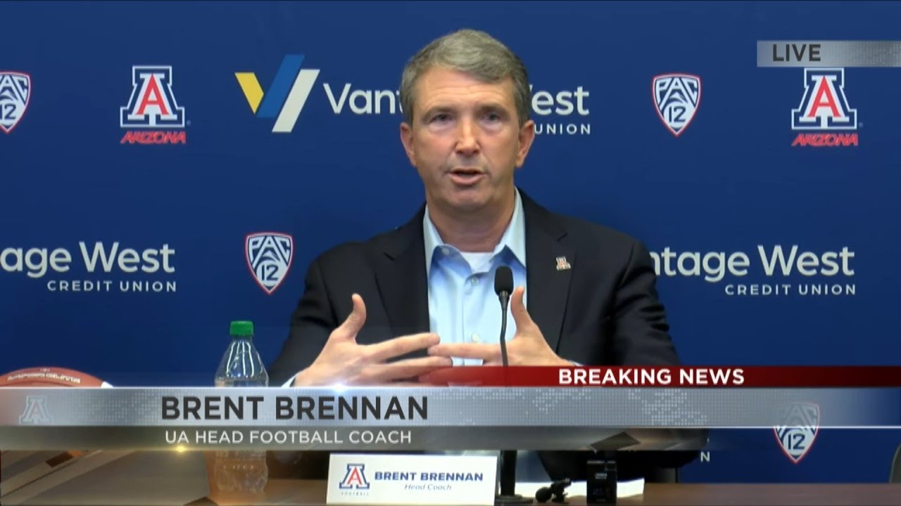 University Of Arizona Proudly Welcomes New Head Coach Brent Brennan ...