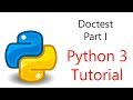 Python Programming - Doctest Part 1
