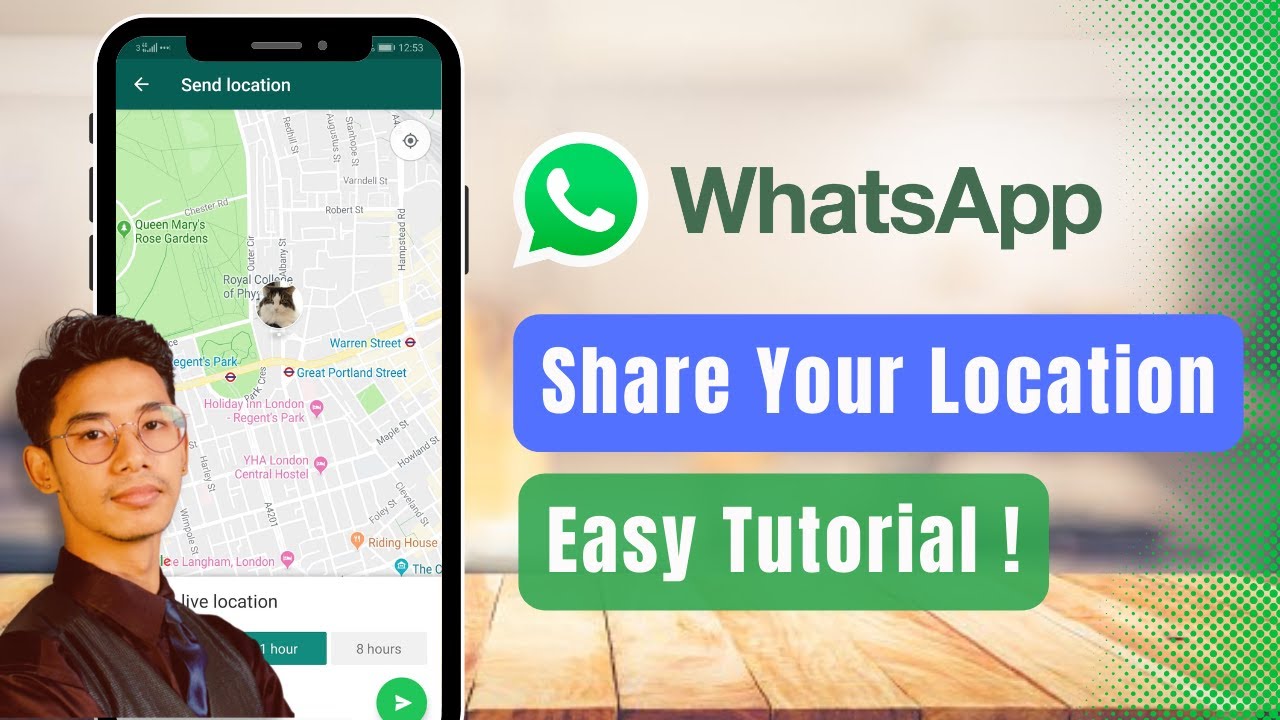 How To Send Current Location In Whatsapp Youtube