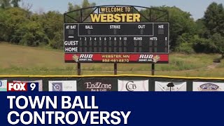 Town ball controversy in Webster, Minn.